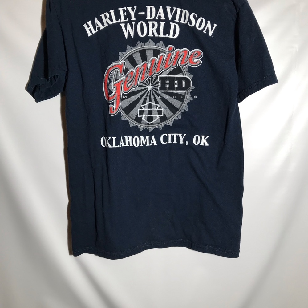 Harley Davidson T Shirt OKC w/ Block “Since 1903” - Picture 3 of 3